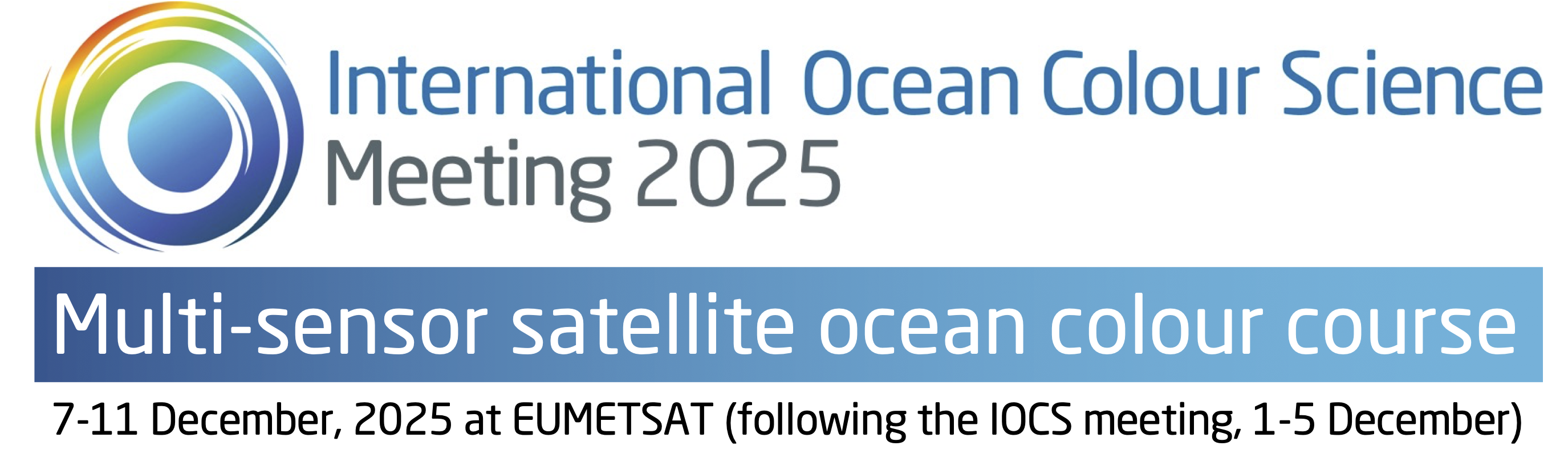 IOCS Multi-sensor Ocean Colour Course banner image